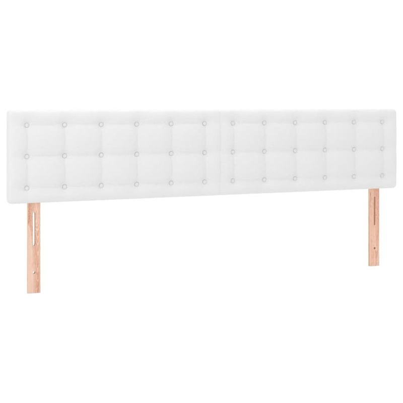 Casa si Gradina - Mobilier - Paturi si accesorii - Paturi - Pat box spring cu saltea, alb, 120x190 cm, piele ecologica - Infinity.ro