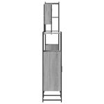 Casa si Gradina - Mobilier - Seturi de mobilier - Seturi baie - Set mobilier de baie, 4 piese, gri sonoma, lemn prelucrat - Infinity.ro