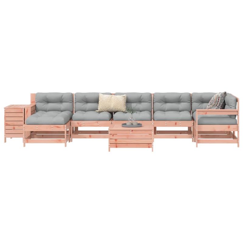 Casa si Gradina - Gradina si terasa - Mobilier exterior - Seturi mobila gradina - Set canapele gradina, 9 piese, lemn masiv brad douglas - Infinity.ro