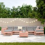 Casa si Gradina - Gradina si terasa - Mobilier exterior - Seturi mobila gradina - Set canapele gradina, 9 piese, lemn masiv brad douglas - Infinity.ro