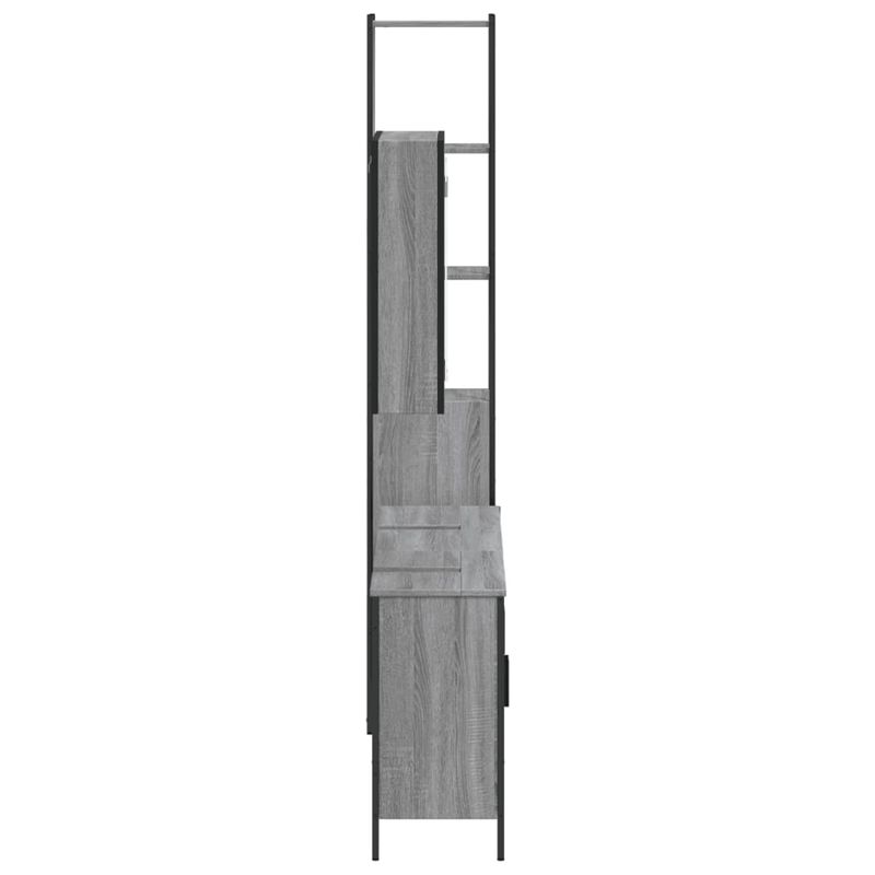 Casa si Gradina - Mobilier - Seturi de mobilier - Seturi baie - Set dulapuri de baie, 4 piese, gri sonoma, lemn prelucrat - Infinity.ro
