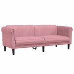 Casa si Gradina - Mobilier - Canapele si coltare - Canapele - Canapea cu 3 locuri, roz, catifea - Infinity.ro