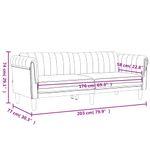 Casa si Gradina - Mobilier - Canapele si coltare - Canapele - Canapea cu 3 locuri, roz, catifea - Infinity.ro