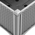 Casa si Gradina - Gradinarit si plante - Plante si ghivece - Ghivece si suporturi - Jardiniera de gradina cu picioare, gri deschis, 160x40x42cm, PP - Infinity.ro