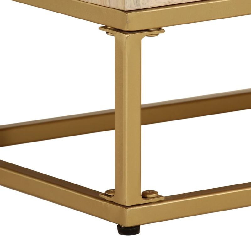 Casa si Gradina - Mobilier - Comode si corpuri - Comode - Servanta, neagra, 55x30x76 cm, lemn masiv de mango si fier - Infinity.ro
