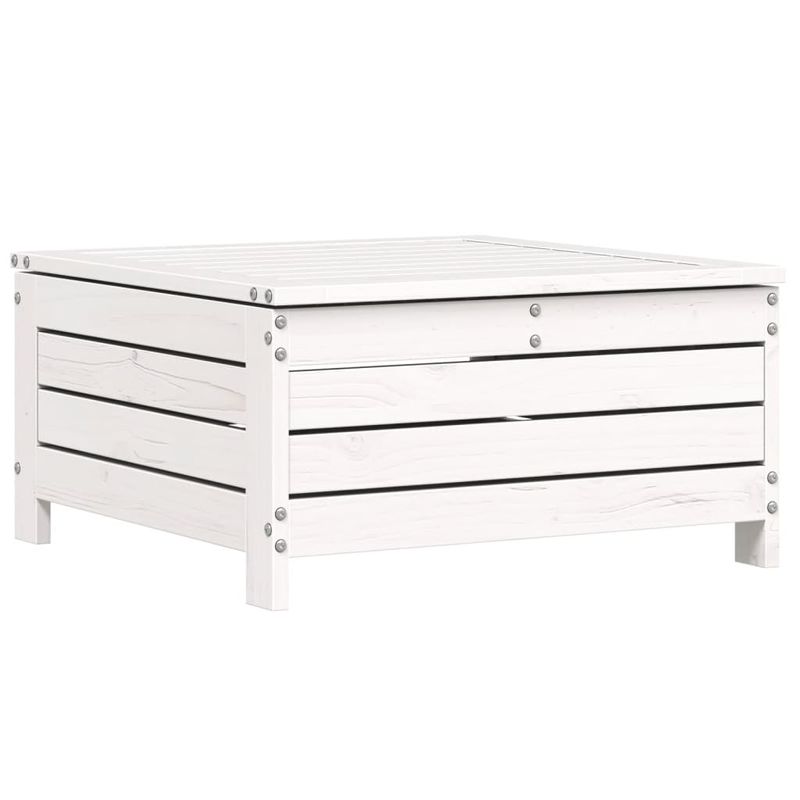 Casa si Gradina - Gradina si terasa - Mobilier exterior - Seturi mobila gradina - Set canapea de gradina, 4 piese, alb, lemn masiv pin - Infinity.ro