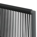 Casa si Gradina - Gradina si terasa - Mobilier exterior - Seturi mobila gradina - Set mobilier gradina cu perne, 3 piese, negru, poliratan & otel - Infinity.ro