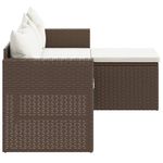 Casa si Gradina - Gradina si terasa - Mobilier exterior - Seturi mobila gradina - Set de sezlonguri de gradina, maro, poliratan - Infinity.ro