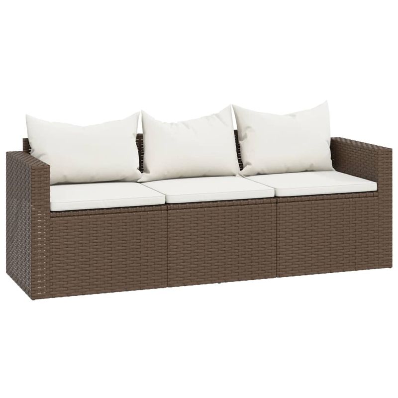 Casa si Gradina - Gradina si terasa - Mobilier exterior - Seturi mobila gradina - Set de sezlonguri de gradina, maro, poliratan - Infinity.ro