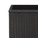 Casa si Gradina - Gradina si terasa - Mobilier exterior - Mese gradina - Masa de ceai blat din lemn, blat din sticla, negru, poliratan/sticla securiz. - Infinity.ro