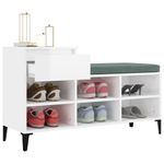 Casa si Gradina - Mobilier - Organizare si depozitare - Organizator incaltaminte - Pantofar, alb extralucios, 102x36x60 cm, lemn compozit - Infinity.ro