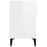 Casa si Gradina - Mobilier - Organizare si depozitare - Organizator incaltaminte - Pantofar, alb extralucios, 102x36x60 cm, lemn compozit - Infinity.ro