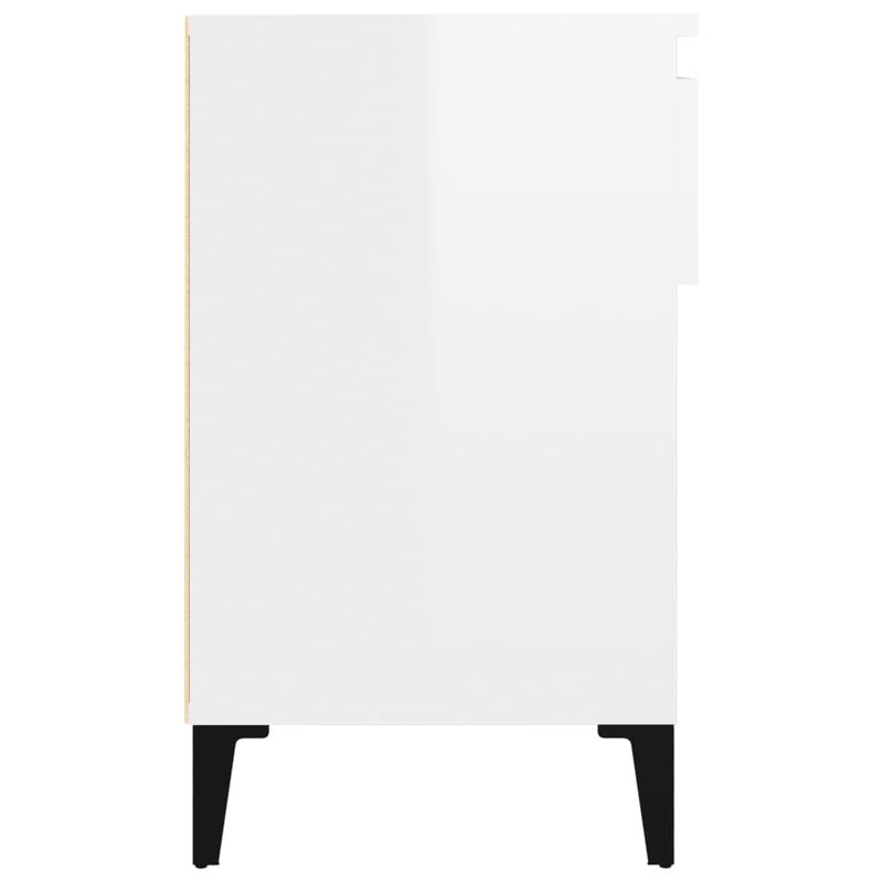 Casa si Gradina - Mobilier - Organizare si depozitare - Organizator incaltaminte - Pantofar, alb extralucios, 102x36x60 cm, lemn compozit - Infinity.ro
