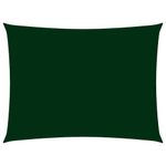 Casa si Gradina - Gradina si terasa - Umbrele si pavilioane - Umbrele - Parasolar din tesatura oxford, 5 m tesatura oxford dreptunghiular, verde închis, mărime 2x4.5 m - Infinity.ro