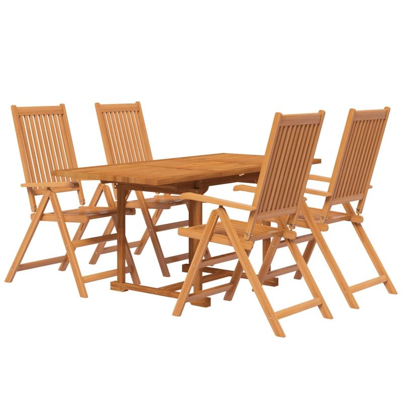 Casa si Gradina - Gradina si terasa - Mobilier exterior - Seturi mobila gradina - Set mobilier de gradina, 5 piese, lemn masiv de acacia - Infinity.ro