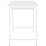 Casa si Gradina - Mobilier - Mese si birouri - Birouri - Birou de calculator, alb, 105x55x72 cm, MDF si metal - Infinity.ro