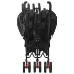 Jucarii, Copii si Bebe - Carucioare si articole de transport - Carucioare - Carucioare standard - Carucior dublu, antracit, otel - Infinity.ro