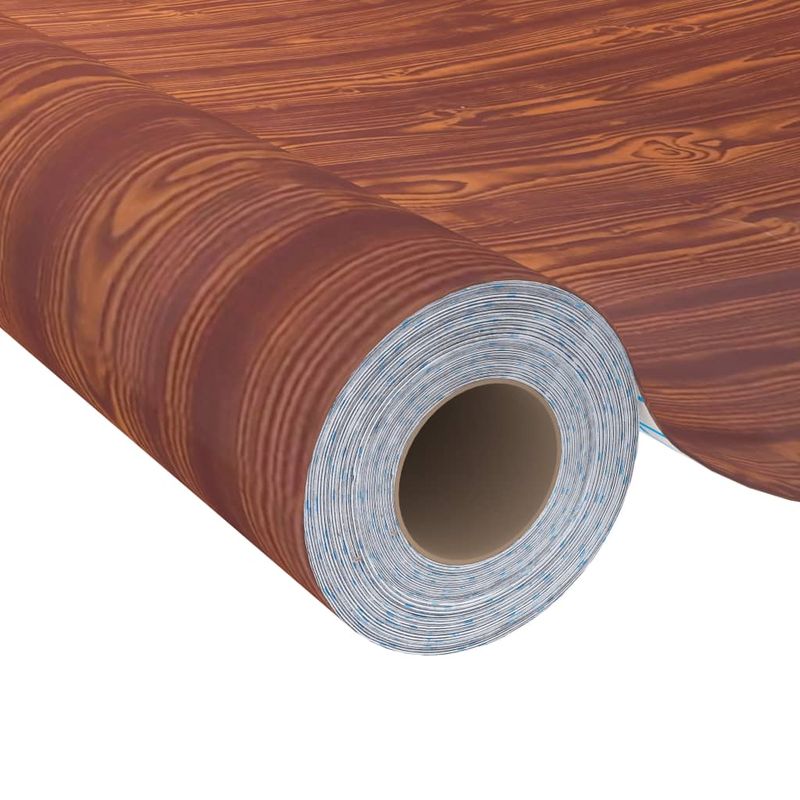 Casa si Gradina - Constructii - Ferestre si accesorii - Accesorii ferestre - Folie de mobilier autoadeziva, acacia, 500x90 cm, PVC - Infinity.ro