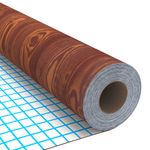 Casa si Gradina - Constructii - Ferestre si accesorii - Accesorii ferestre - Folie de mobilier autoadeziva, acacia, 500x90 cm, PVC - Infinity.ro