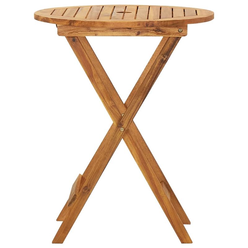 Casa si Gradina - Gradina si terasa - Mobilier exterior - Seturi mobila gradina - Set mobilier bistro pliabil, 3 piese, lemn masiv acacia - Infinity.ro