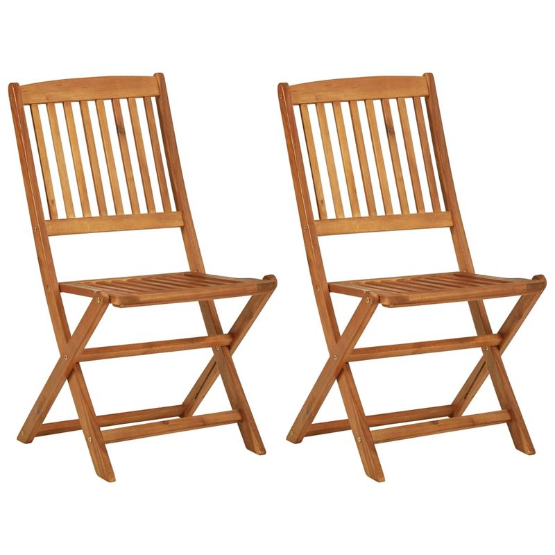 Casa si Gradina - Gradina si terasa - Mobilier exterior - Seturi mobila gradina - Set mobilier bistro pliabil, 3 piese, lemn masiv acacia - Infinity.ro