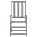 Casa si Gradina - Gradina si terasa - Mobilier exterior - Scaune si sezlonguri gradina - Scaune gradina rabatabile cu perne, 4 buc., lemn masiv acacia - Infinity.ro
