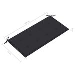 Casa si Gradina - Gradina si terasa - Mobilier exterior - Bancute de gradina - Banca de gradina, cu perna antracit, 112 cm, lemn masiv de tec - Infinity.ro