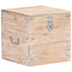 Casa si Gradina - Mobilier - Organizare si depozitare - Cufere si lazi - Cufar, 40x40x40 cm, lemn masiv de acacia - Infinity.ro