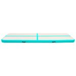 Sport si Outdoor - Fitness - Accesorii fitness - Saltele fitness - Saltea gimnastica gonflabila cu pompa verde 600x100x20 cm PVC - Infinity.ro