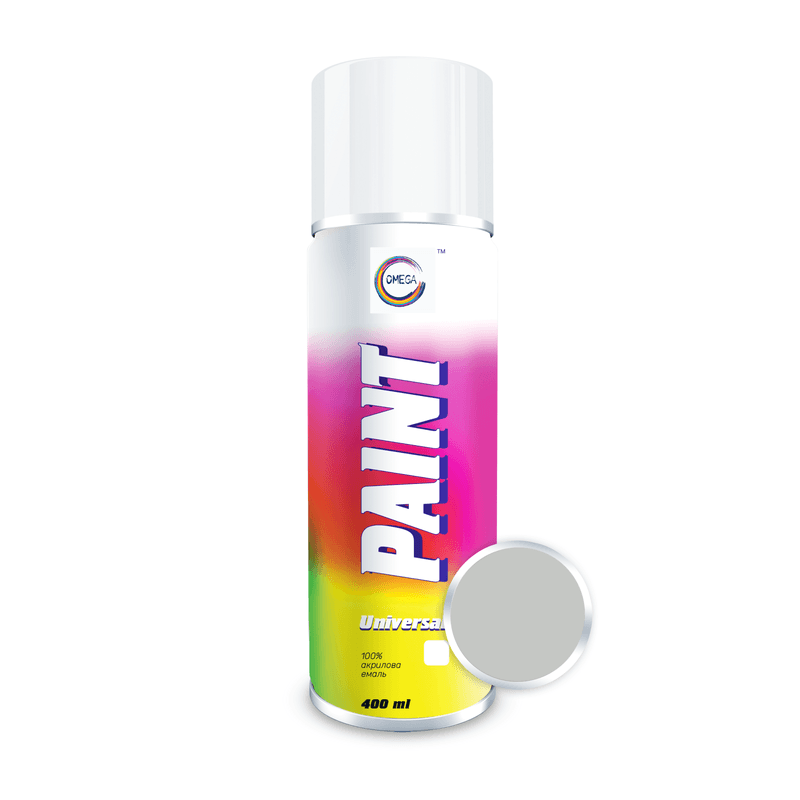 Casa si Gradina - Constructii - Vopsea si tencuieli - Vopsele si pigmenti - Vopsea Spray Universala, 400 ml, Light Grey - Infinity.ro