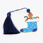 Carti si Birotica - Carti - Accesorii pentru cititori - Decoratiune - Semn de carte - Ciorapel albastru cu dulciuri - Infinity.ro