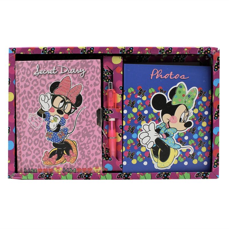 Market - Cadouri - Rame si albume foto - Set Minnie album foto jurnal si pix - Infinity.ro