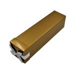 Carti si Birotica - Birotica - Articole ambalare - Cutie pliata bauturi auriu 34x8x8 cm - Infinity.ro