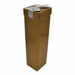 Carti si Birotica - Birotica - Articole ambalare - Cutie pliata bauturi auriu 34x8x8 cm - Infinity.ro