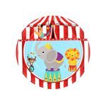 Casa si Gradina - Decoratiuni - Decoratiuni petrecere - Vesela pentru petrecere - Set 8 farfurii 23 cm Circus - Infinity.ro