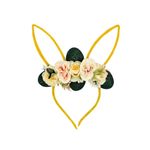 Fashion, accesorii si bijuterii - Copii - Accesorii copii - Accesorii pentru par copii - Bentita Zooky galbena cu floricele - Infinity.ro