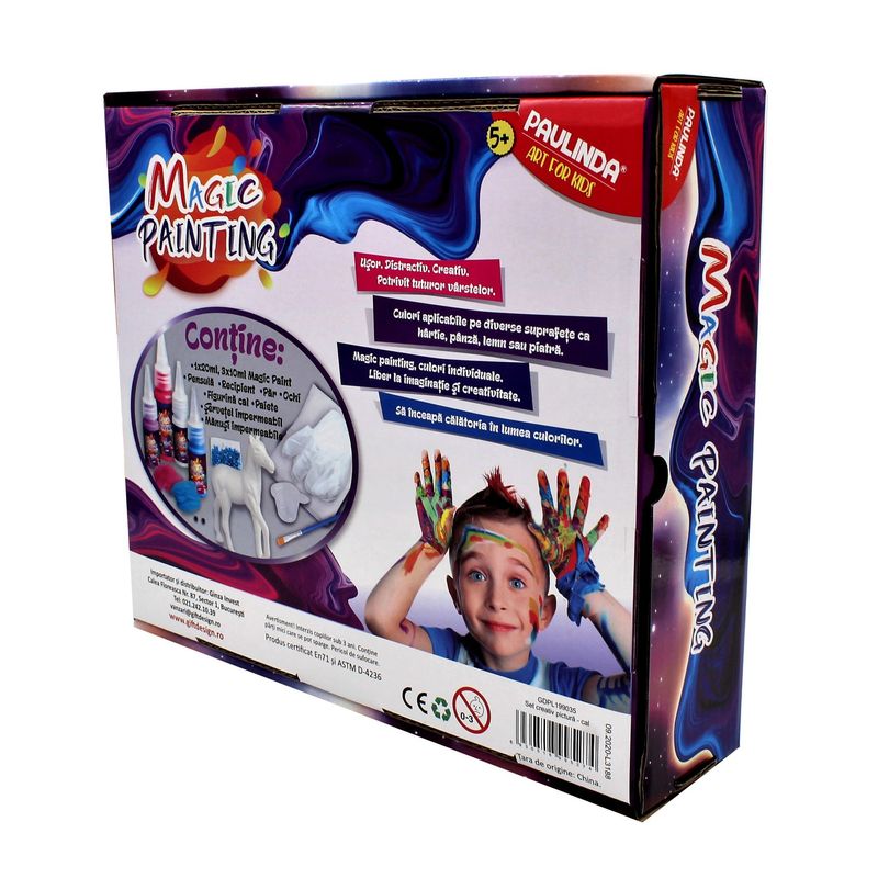 Jucarii, Copii si Bebe - Jucarii si jocuri - Jucarii & jocuri educative - Seturi pictura si desen - Set creativ pictura calut baieti fete - Infinity.ro