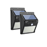 Casa si Gradina - Corpuri si surse de iluminat - Iluminat exterior - Lampi solare - Set 2 Bucati Lampa Solara cu 30 Led-uri Senzor de Miscare Acumulator Li-Ion 1200 mAh Oprire Automata - Infinity.ro