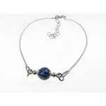 Fashion, accesorii si bijuterii - Femei - Bijuterii femei - Bratari femei - Bratara argint cu Kianit natural 6 MM - Infinity.ro