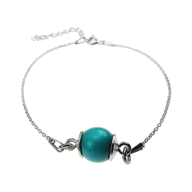 Fashion, accesorii si bijuterii - Femei - Bijuterii femei - Bratari femei - Bratara argint cu turcoaz - Infinity.ro