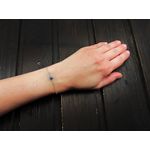 Fashion, accesorii si bijuterii - Femei - Bijuterii femei - Bratari femei - Bratara argint cu Kianit natural 6 MM - Infinity.ro