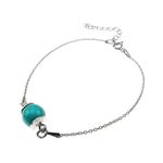 Fashion, accesorii si bijuterii - Femei - Bijuterii femei - Bratari femei - Bratara argint cu turcoaz - Infinity.ro