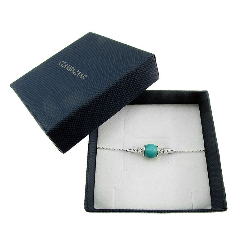 Fashion, accesorii si bijuterii - Femei - Bijuterii femei - Bratari femei - Bratara argint cu turcoaz - Infinity.ro