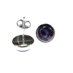 Fashion, accesorii si bijuterii - Femei - Bijuterii femei - Cercei femei - Cercei argint cu sodalit albastru natural 10 MM - Infinity.ro