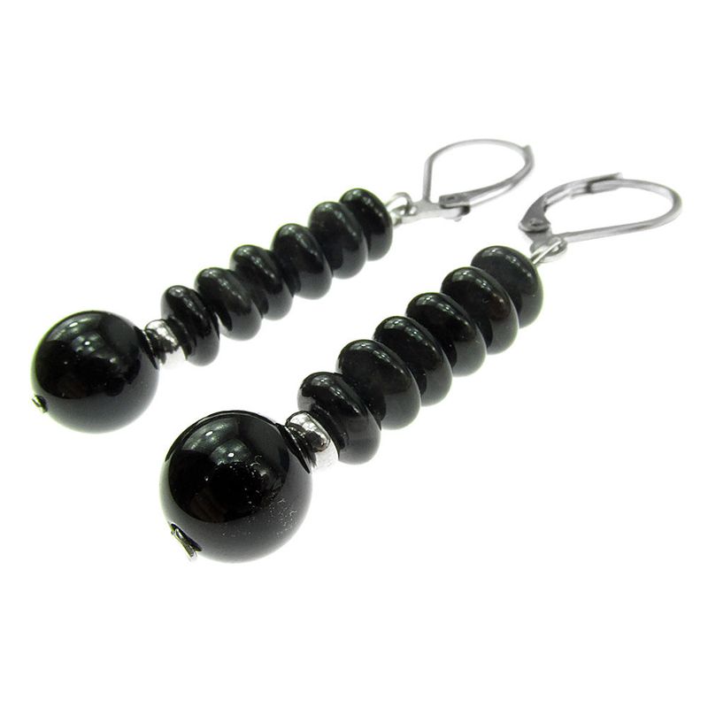 Fashion, accesorii si bijuterii - Femei - Bijuterii femei - Cercei femei - Set onix si jad verde - Infinity.ro