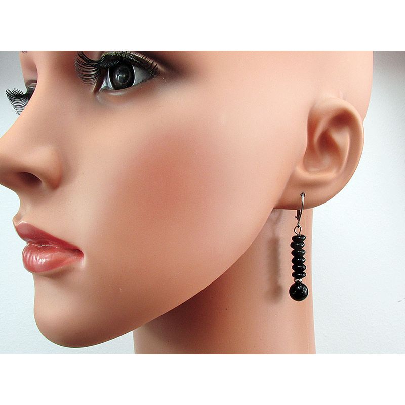 Fashion, accesorii si bijuterii - Femei - Bijuterii femei - Cercei femei - Set onix si jad verde - Infinity.ro