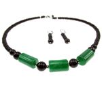 Fashion, accesorii si bijuterii - Femei - Bijuterii femei - Cercei femei - Set onix si jad verde - Infinity.ro