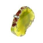 Fashion, accesorii si bijuterii - Femei - Bijuterii femei - Inele femei - Inel reglabil statement masiv cu agat galben 5A - Infinity.ro