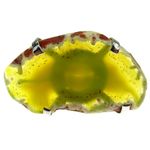 Fashion, accesorii si bijuterii - Femei - Bijuterii femei - Inele femei - Inel reglabil statement masiv cu agat galben 5A - Infinity.ro