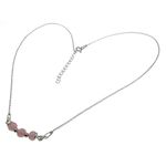 Fashion, accesorii si bijuterii - Femei - Bijuterii femei - Coliere femei - Colier argint cu turmalina roz naturala - Infinity.ro